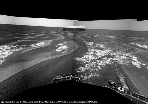 Opportunity Sol 553 - Endurance on the Horizon - Context